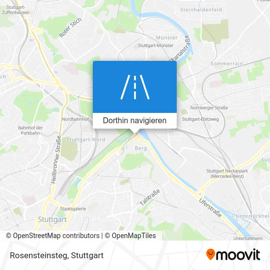 Rosensteinsteg Karte