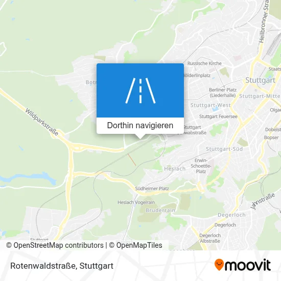 Rotenwaldstraße Karte