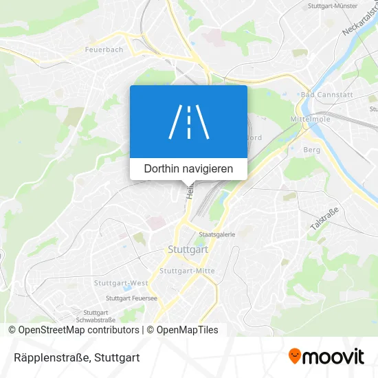 Räpplenstraße Karte