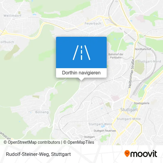 Rudolf-Steiner-Weg Karte