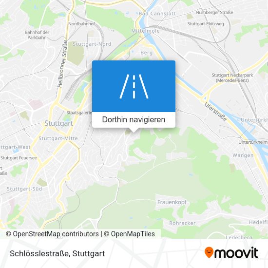Schlösslestraße Karte