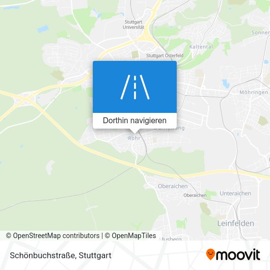 Schönbuchstraße Karte