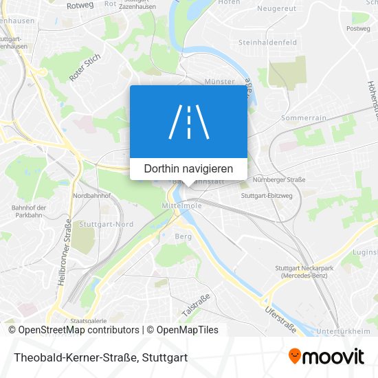Theobald-Kerner-Straße Karte