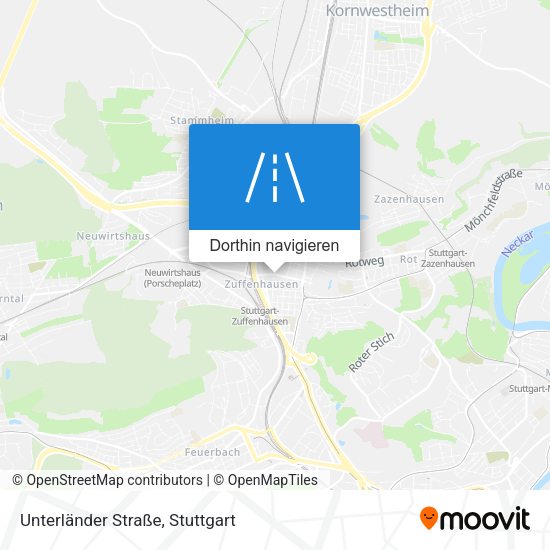 Unterländer Straße Karte