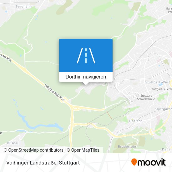 Vaihinger Landstraße Karte