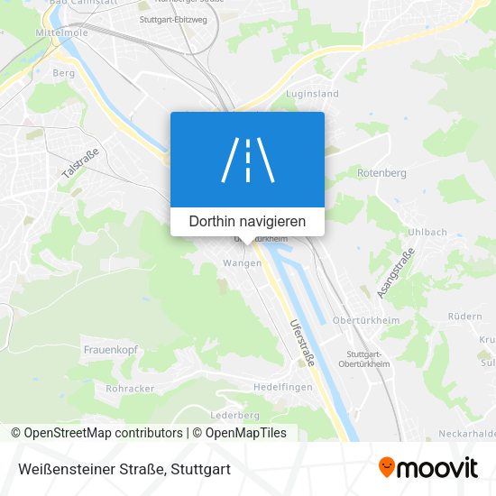 Weißensteiner Straße Karte