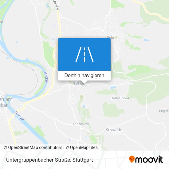 Untergruppenbacher Straße Karte