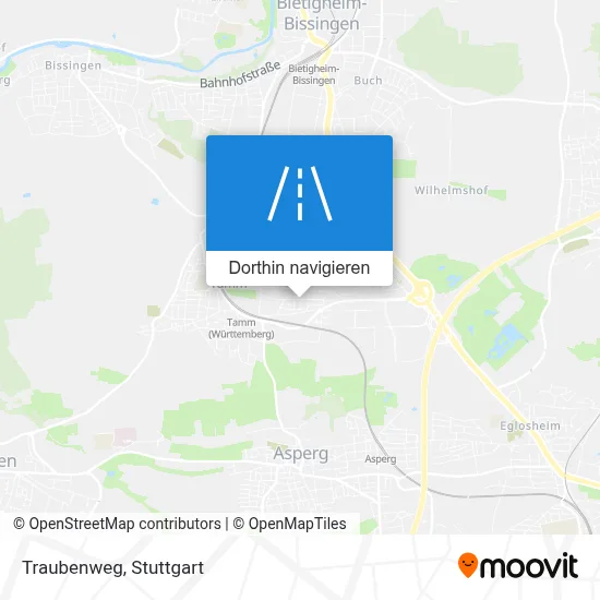 Traubenweg Karte
