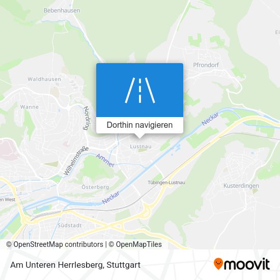 Am Unteren Herrlesberg Karte