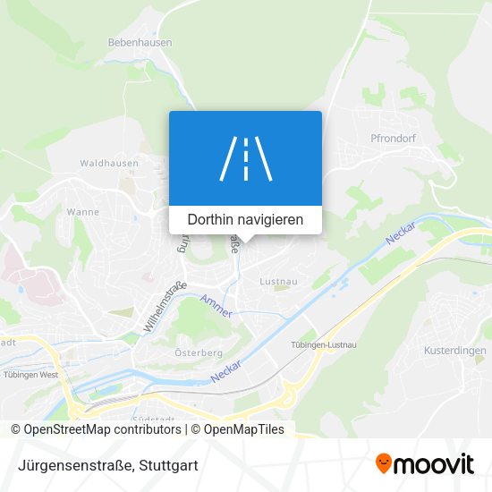 Jürgensenstraße Karte