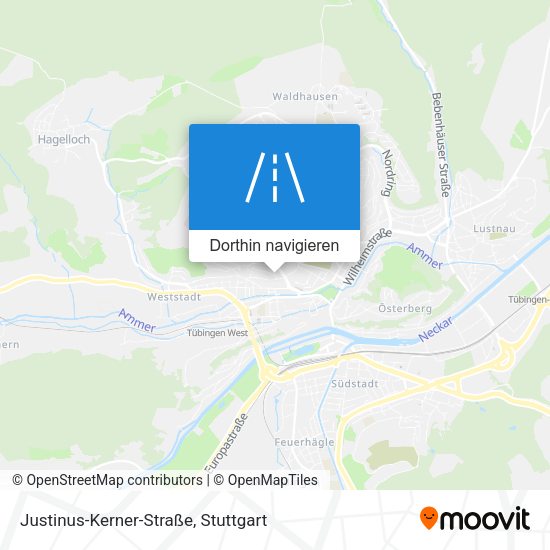 Justinus-Kerner-Straße Karte