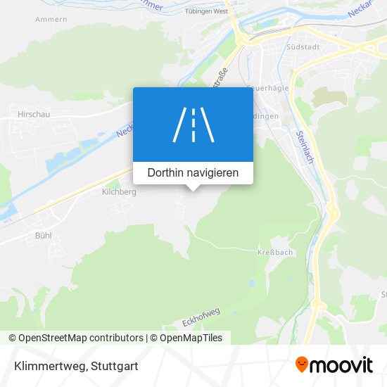 Klimmertweg Karte