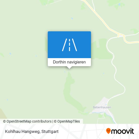 Kohlhau Hangweg Karte