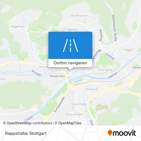 Rappstraße Karte