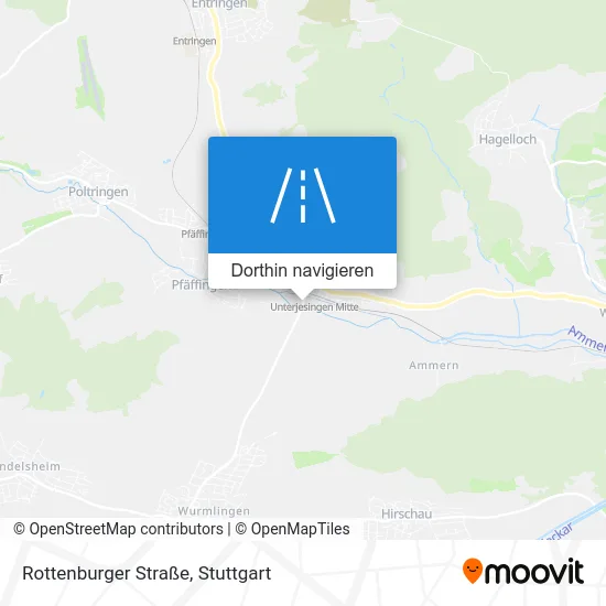 Rottenburger Straße Karte