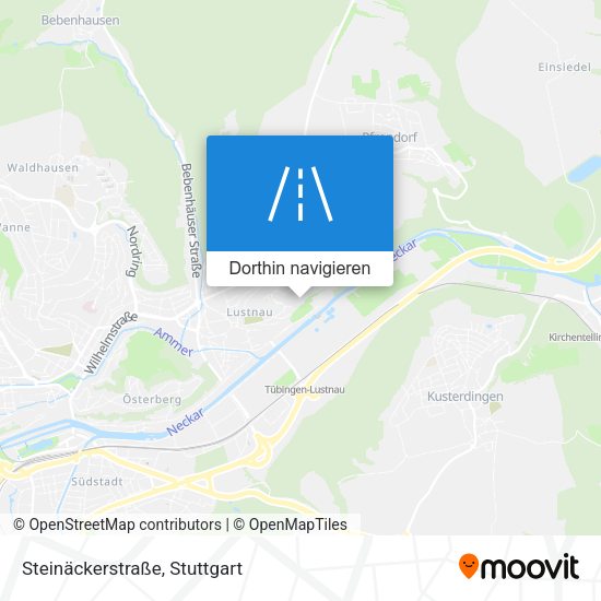 Steinäckerstraße Karte