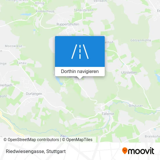 Riedwiesengasse Karte