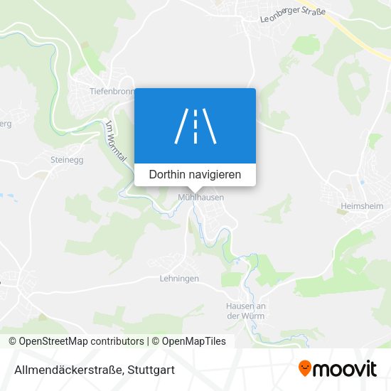 Allmendäckerstraße Karte