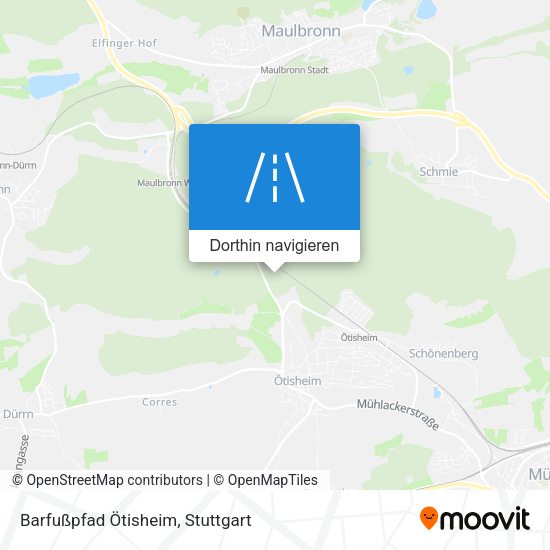 Barfußpfad Ötisheim Karte