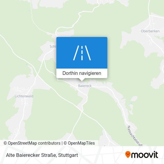 Alte Baierecker Straße Karte