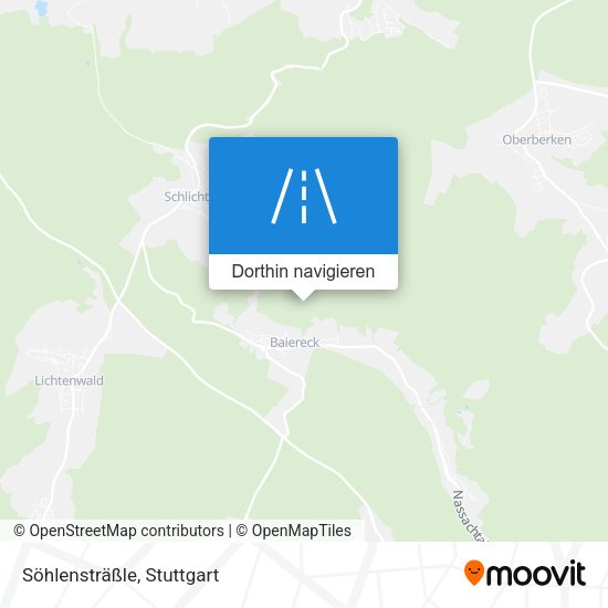 Söhlensträßle Karte