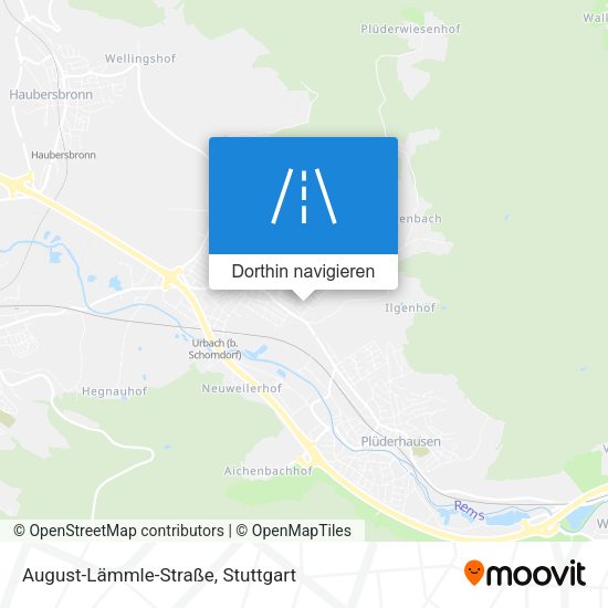 August-Lämmle-Straße Karte