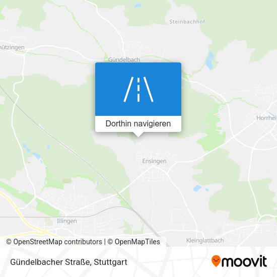 Gündelbacher Straße Karte
