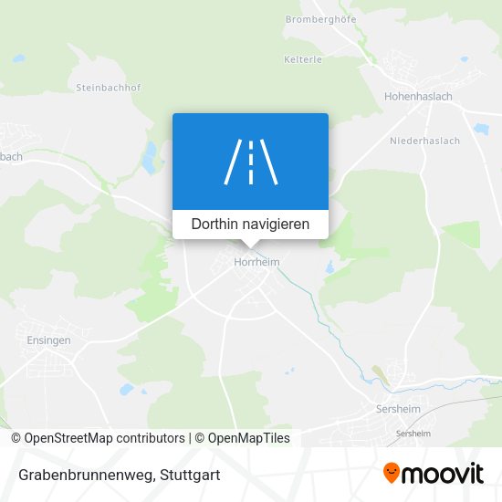 Grabenbrunnenweg Karte