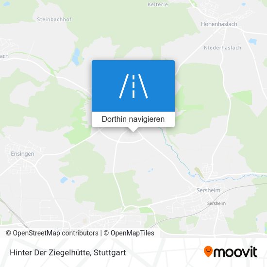 Hinter Der Ziegelhütte Karte