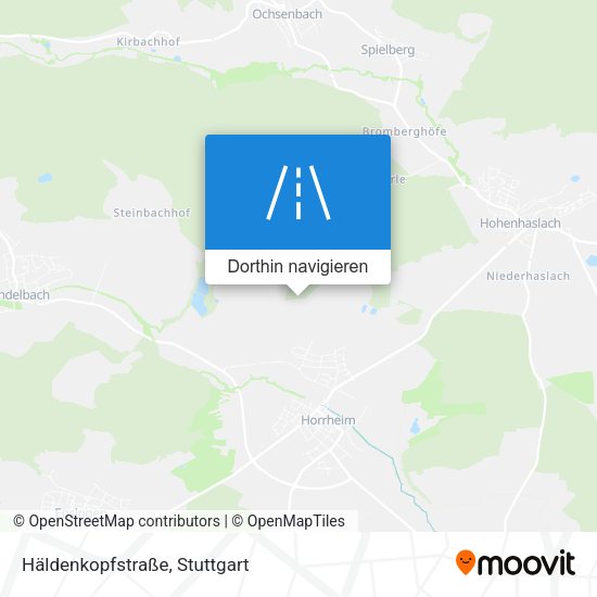 Häldenkopfstraße Karte
