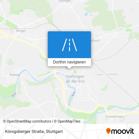 Königsberger Straße Karte