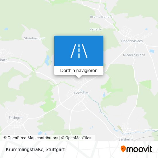 Krümmlingstraße Karte