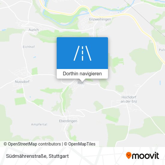Südmährenstraße Karte