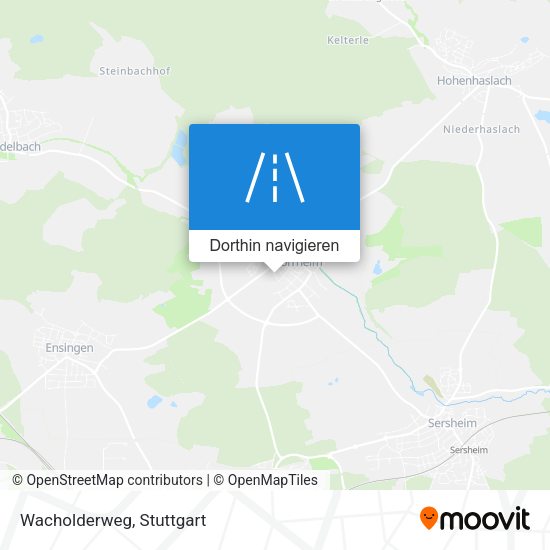 Wacholderweg Karte