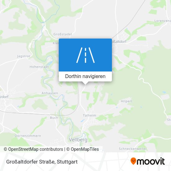Großaltdorfer Straße Karte