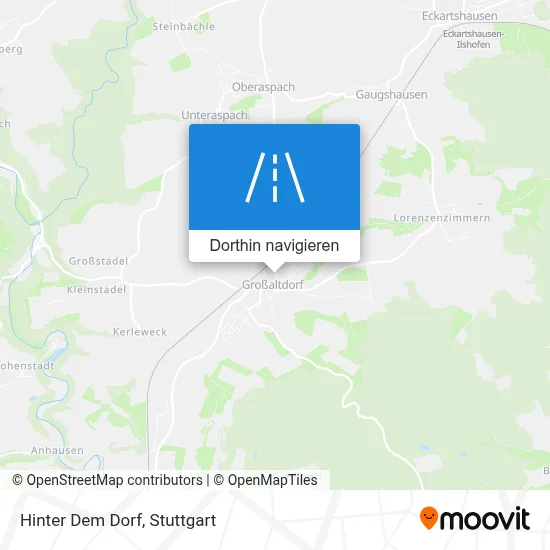 Hinter Dem Dorf Karte