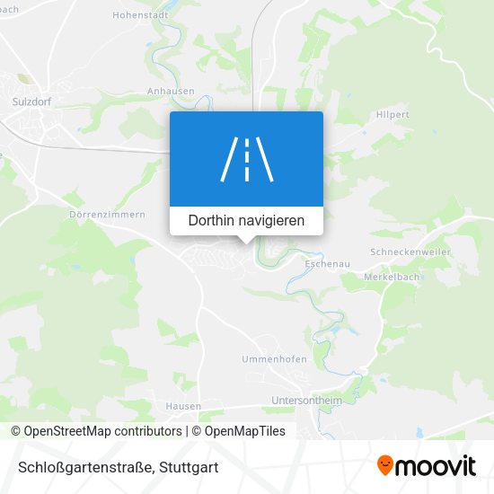Schloßgartenstraße Karte