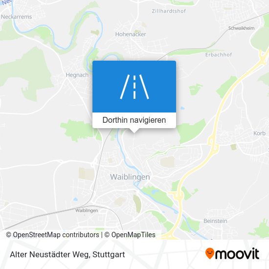 Alter Neustädter Weg Karte