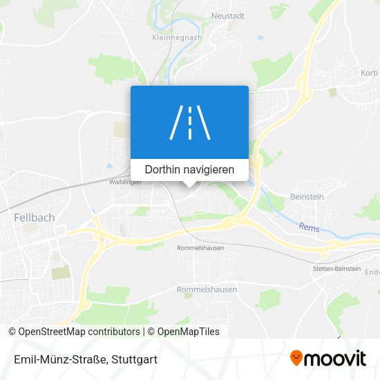 Emil-Münz-Straße Karte