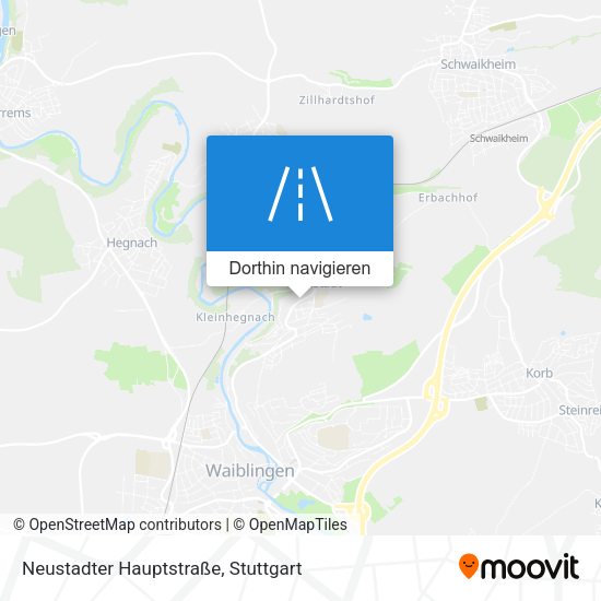 Neustadter Hauptstraße Karte
