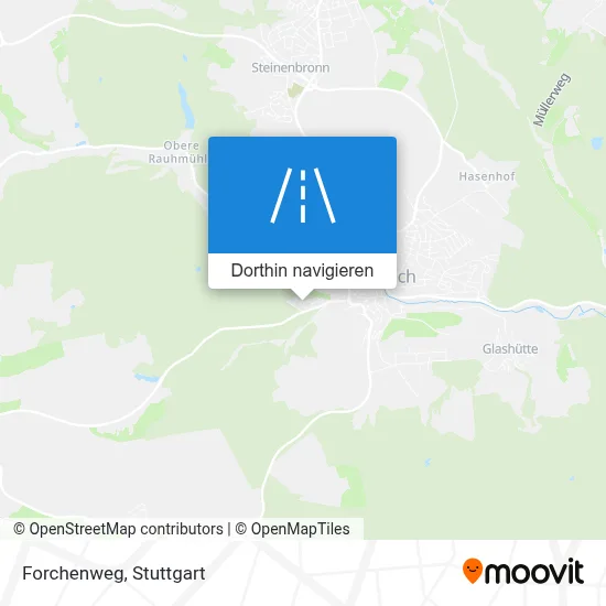 Forchenweg Karte