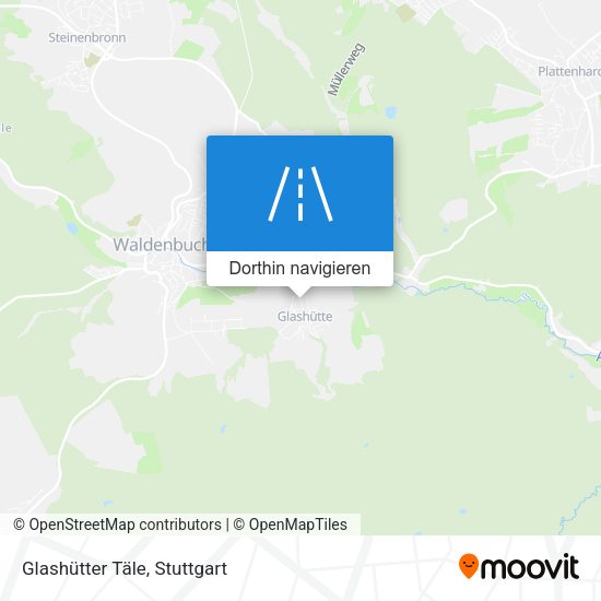 Glashütter Täle Karte