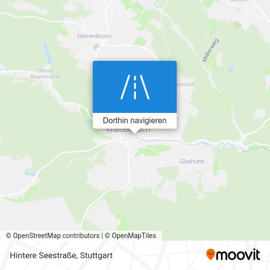 Hintere Seestraße Karte