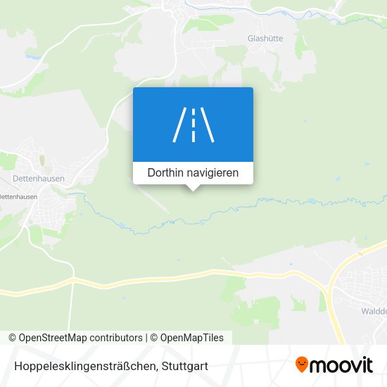 Hoppelesklingensträßchen Karte