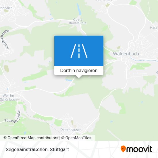 Segelrainsträßchen Karte