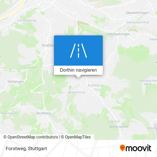 Forstweg Karte