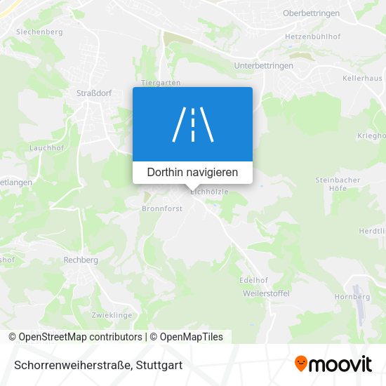 Schorrenweiherstraße Karte