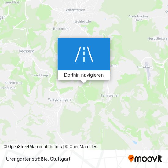 Urengartensträßle Karte