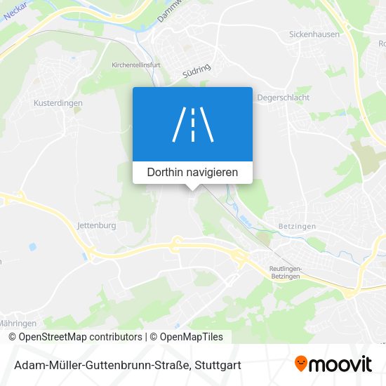 Adam-Müller-Guttenbrunn-Straße Karte