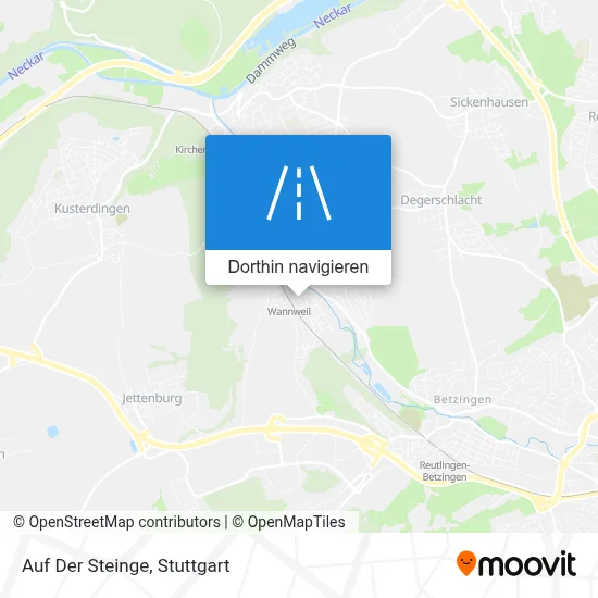 Auf Der Steinge Karte